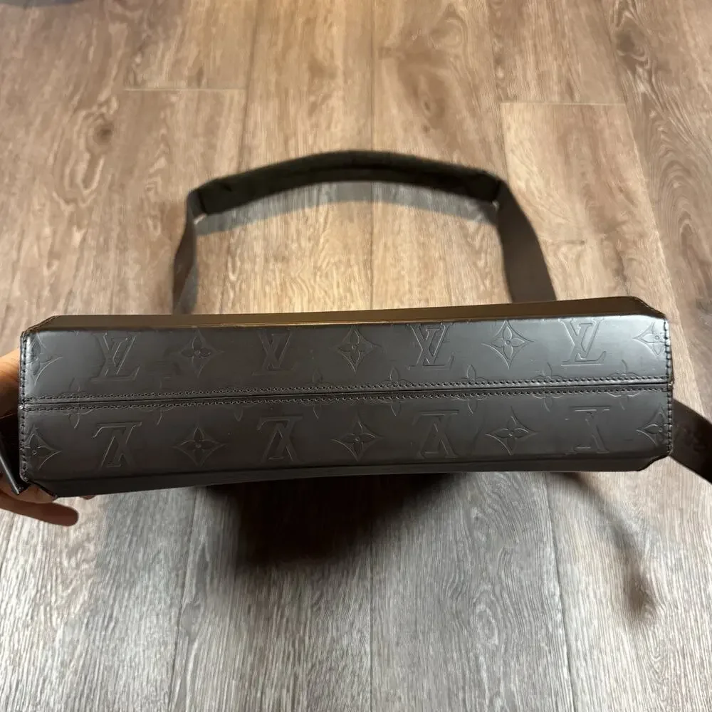 Louis Vuitton Fonzie Handbag Monogram Glace Leather